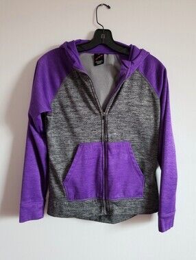 Head Women's Purple & Gray Full-Zip Hooded Jacket